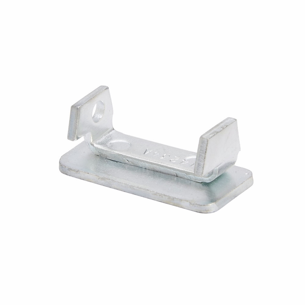 Eaton B-Line series end cap, 0.63" H x 1.59" L x 0.78" W, Steel, Electro-plated, Fits channel type B52
