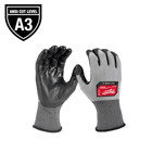Cut Level 3 High Dexterity Polyurethane Dipped Gloves - L