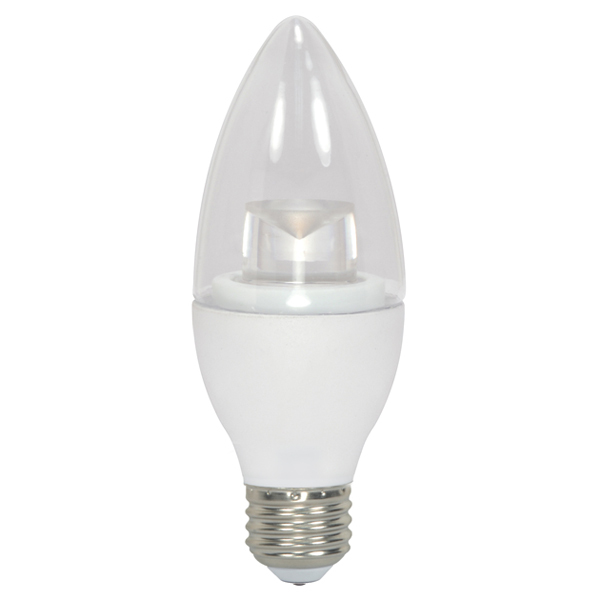 Candle LED Light, Designation: 4.5W Torpedo LED - Medium Base - 3000K - 120V