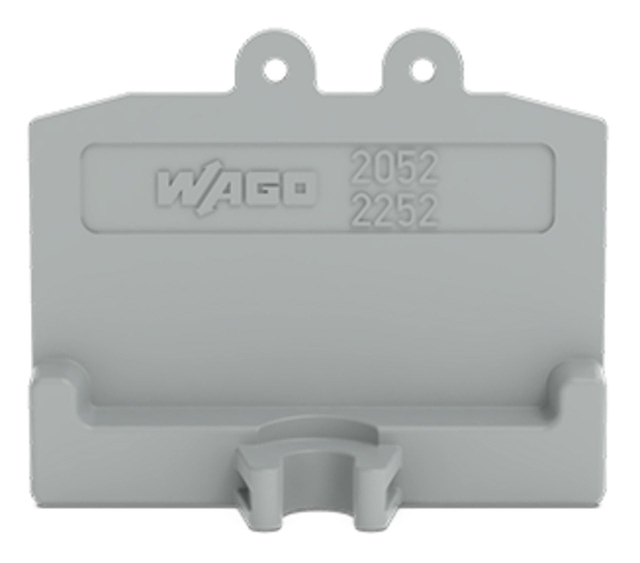 End plate; gray