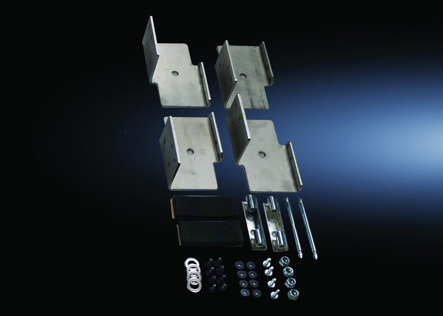 Swing panel bracket kit for 3 and 4 hinge WMSP. Required for WM 36" high and larger. Load capacity including weight of the panel plus weight of the components: 100 lbs.