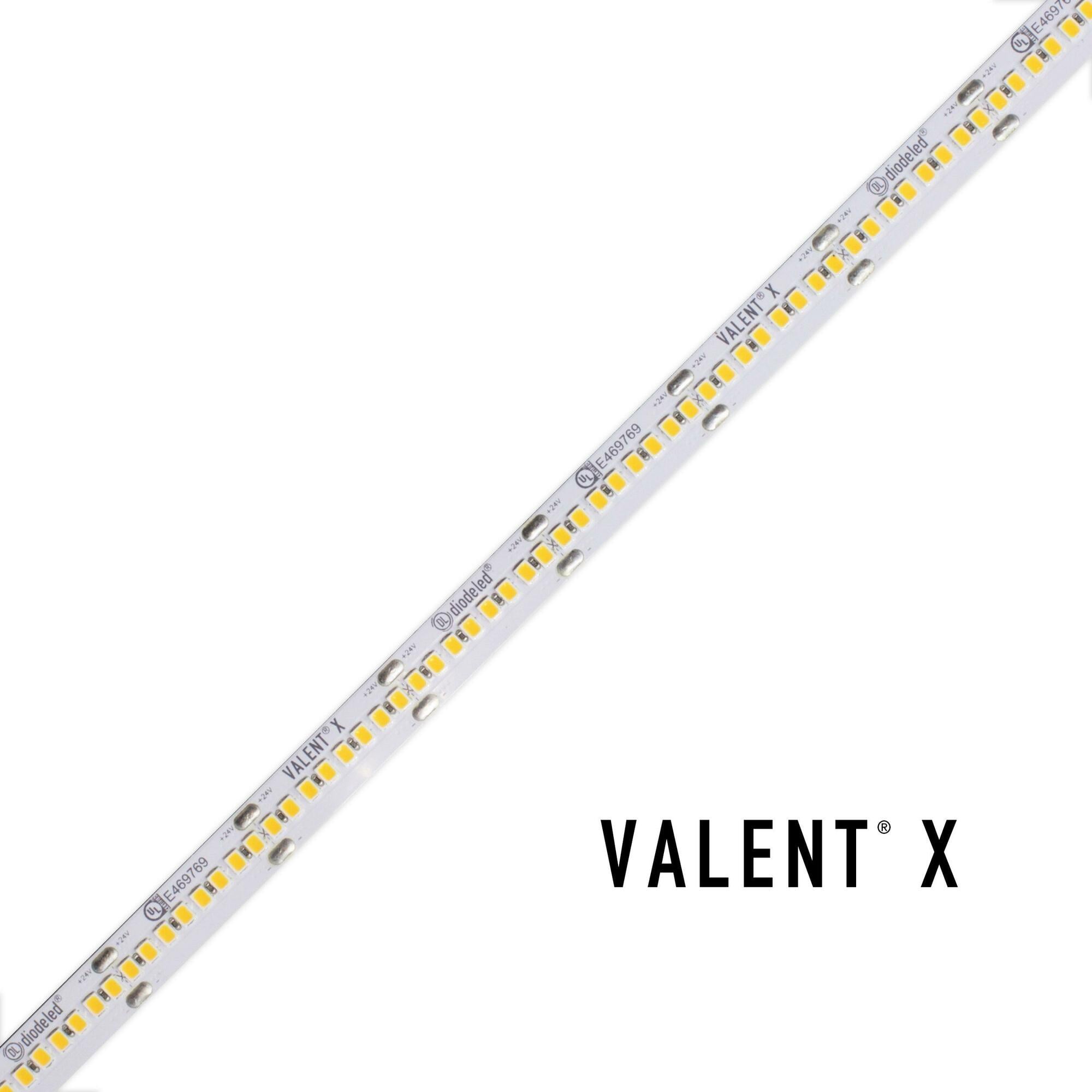 VALENT X 300 24V High Output Tape Light, 3500K - 16.4 ft. Spool