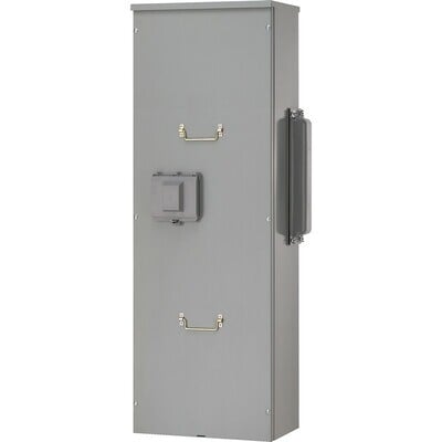 Main circuit breaker unit, EZ Meter-Pak, 800A, 120/240VAC, 1ph/3W, 800A bus, 65kA, UG, Type 3R, EUSERC