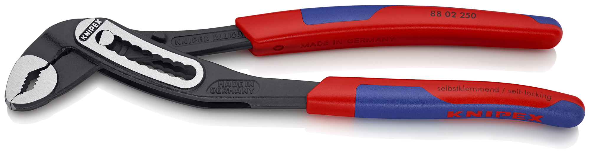 Alligator Water Pump Pliers, 10 in., Slim Multi-Component, Bulk