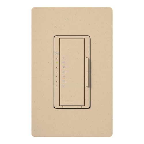 Maestro Countdown Timer, Single-pole, no neutral required, 120V/600W/VA (5A) in desert stone