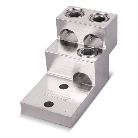 Type ASL-ALCUL Three-Conductor, Two-Hole Mount for Conductor Range Max 600 kcmil, Min 2 Str.