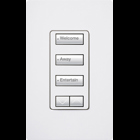 Lutron RadioRA 2 seeTouch Wall Mount Designer Keypad, 3 Button with Raise/Lower  - Brown