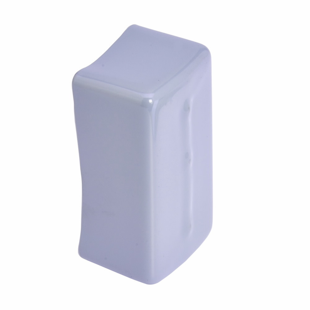 Eaton B-Line series end cap, 1.62" H x 1.25" L x 1.62" W, Steel, Black finish, Plastic end cap