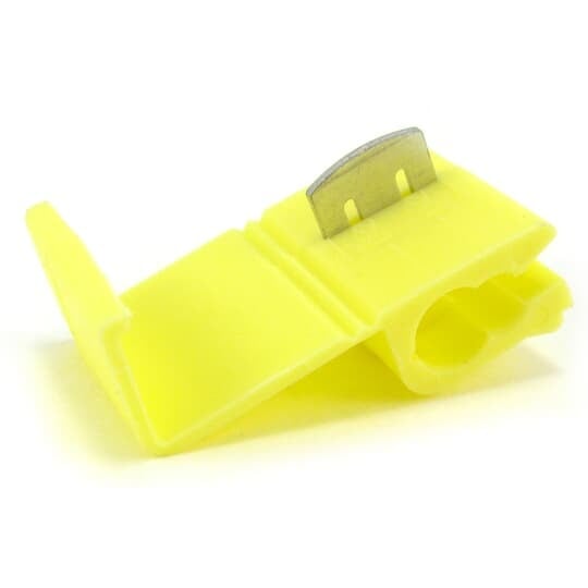 Insulated Vinyl Quick Splice for Wire Range 12-10 , Yellow