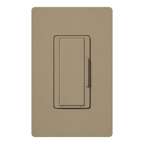 Maestro Companion dimmer for multi-location use, 120V, Satin finish in mocha stone