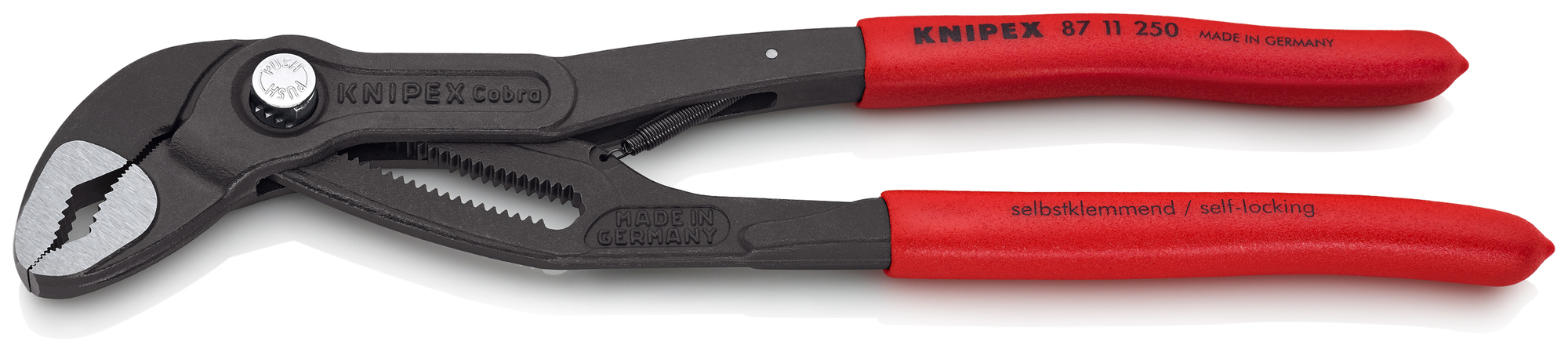 Cobra…matic Water Pump Pliers, 10 in., Non-Slip Plastic