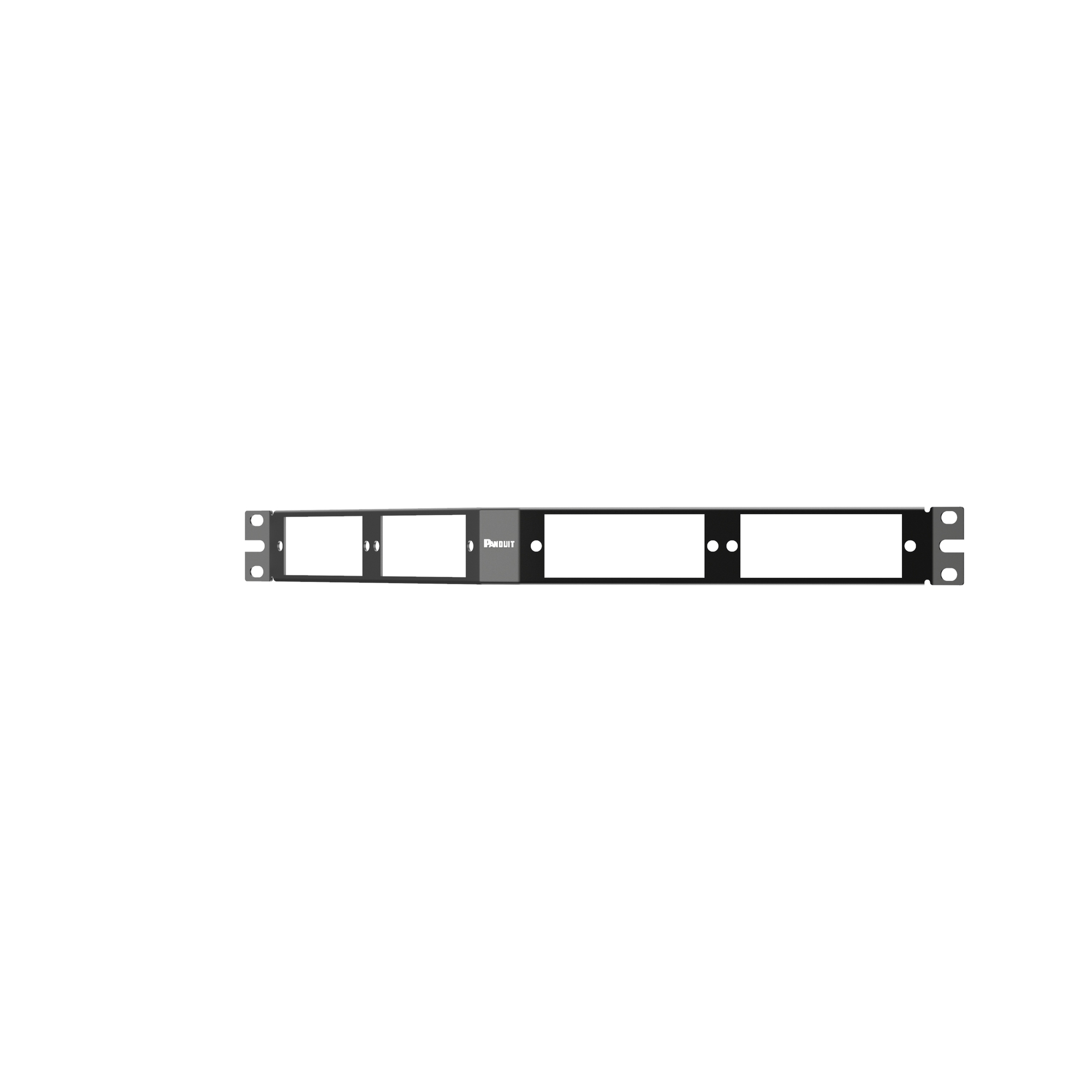 Fiber Adapter Patch Panel Angled 1 RU Fo