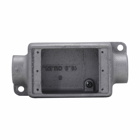 Eaton Crouse-Hinds series Condulet FD device box, Deep, Feraloy iron alloy, Single-gang, C shape, 1/2"