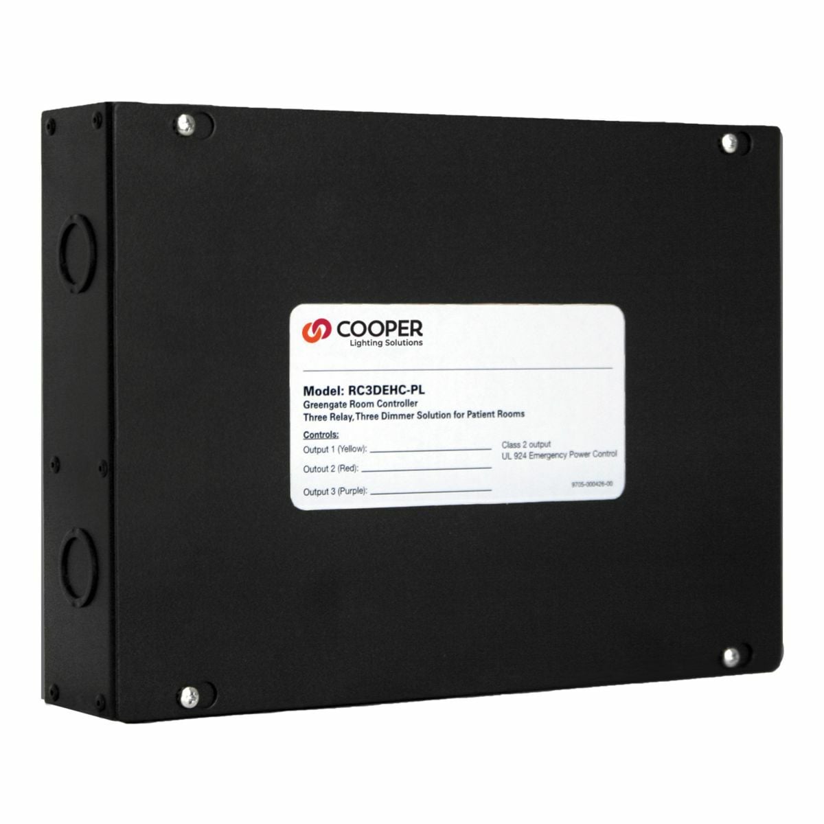 Room Controller, 3 relays, Plenum, Network