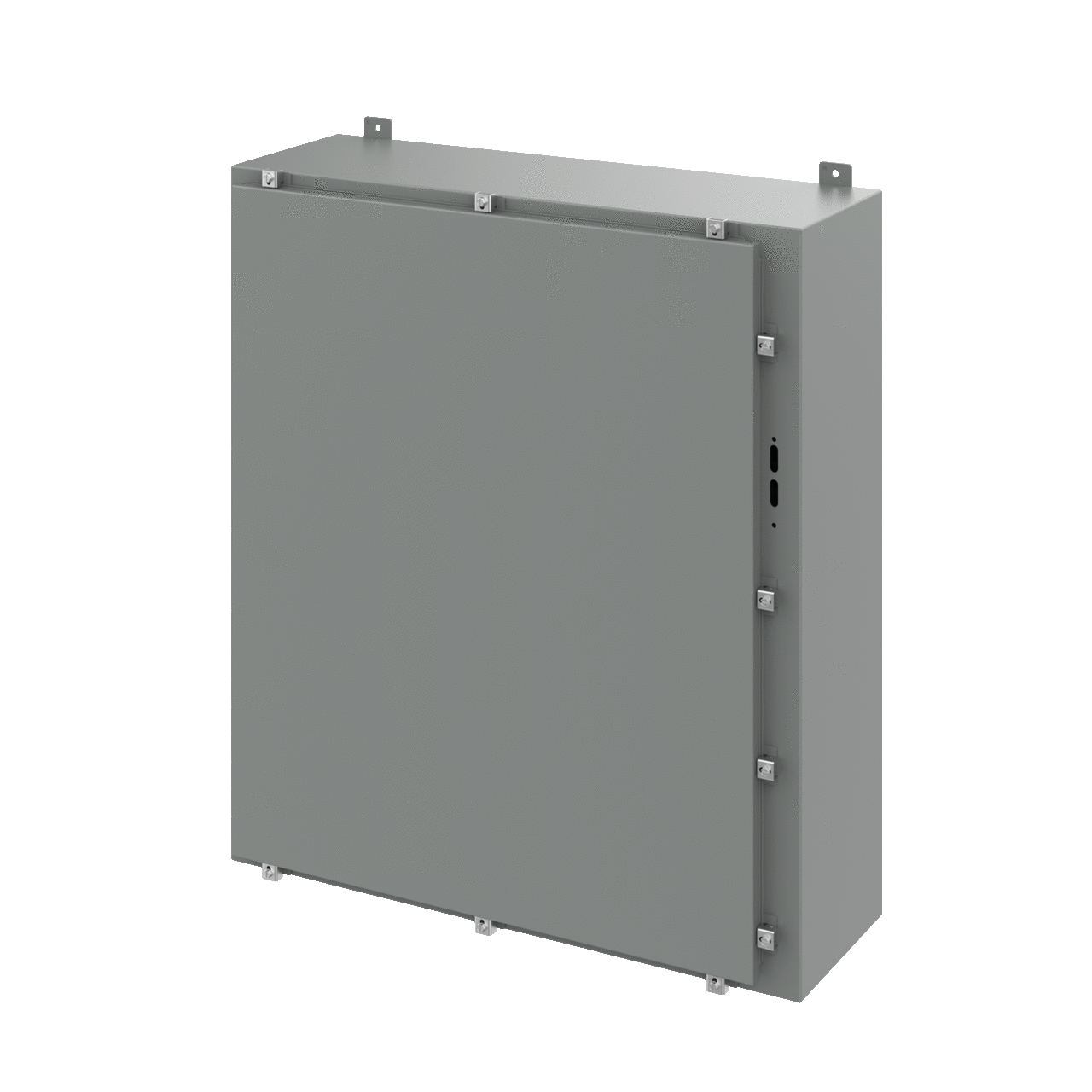 Disconnect Enclosure with Clamps Type 4, 42.00x37x12.00, Gray, Steel