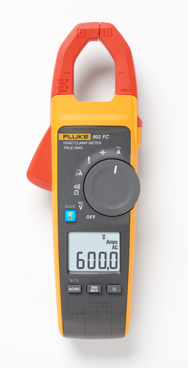FLUKE-902FC True-RMS Wireless HVAC Clamp Meter