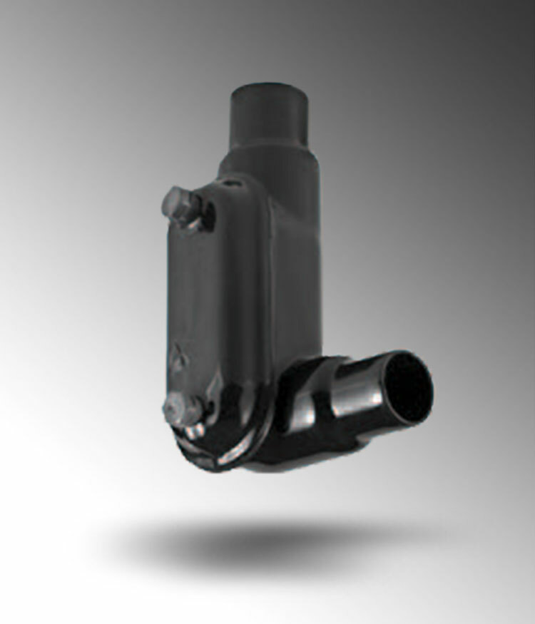 PVC Coated Galvanized Rigid FORM 8 LR FITTING 1-1/2" Trade Size