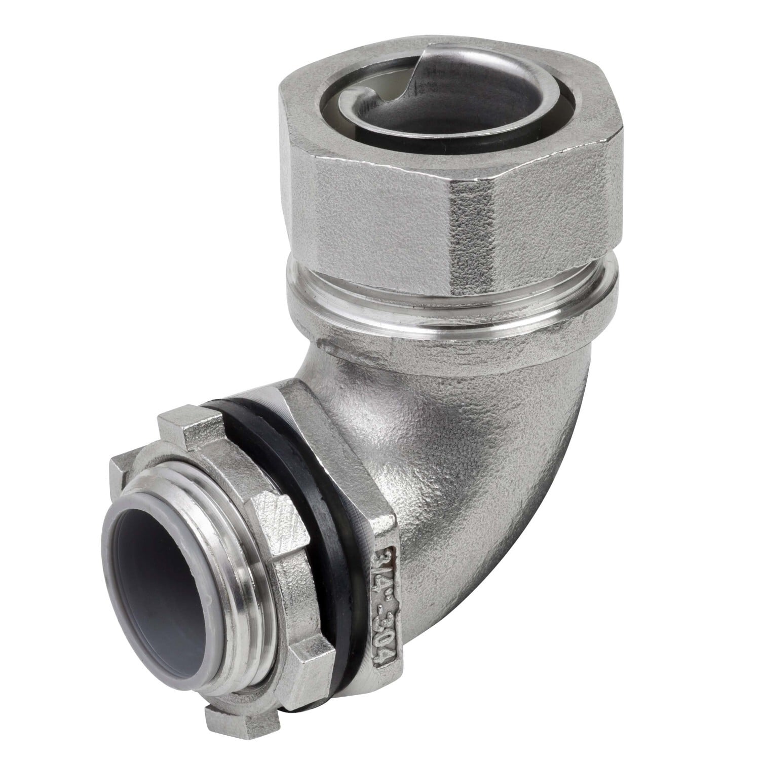 Stainless Steel 316 Flex 90 Degree Connector 2"