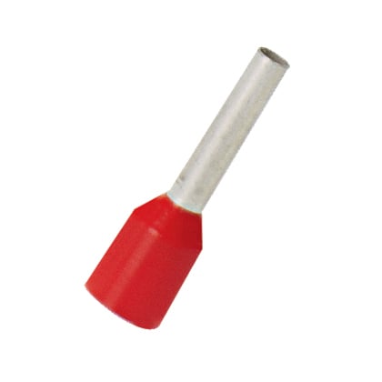 Ferrule, Expanded Red Sleeve, #18 AWG (1