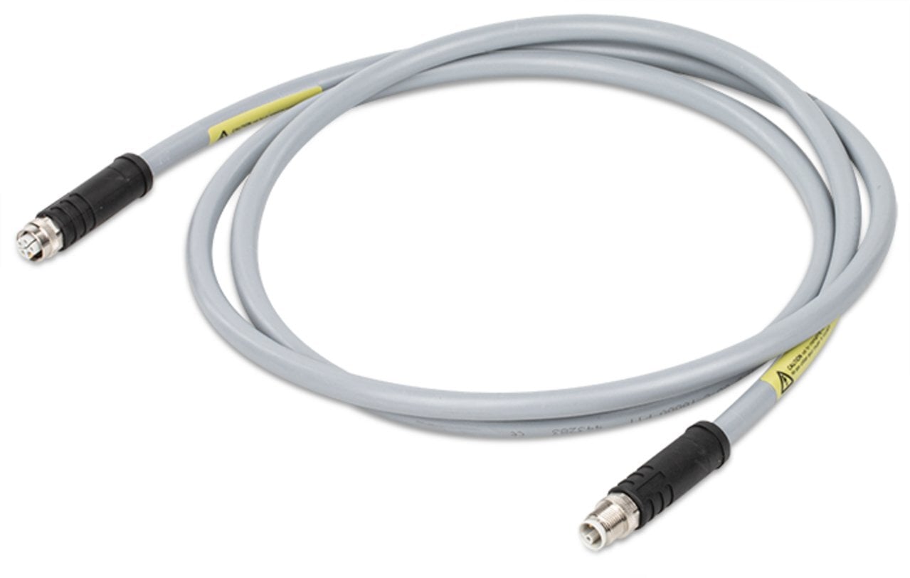 Power cable; M12L socket; straight; M12L plug; straight; 5-pole; Length: 5 m