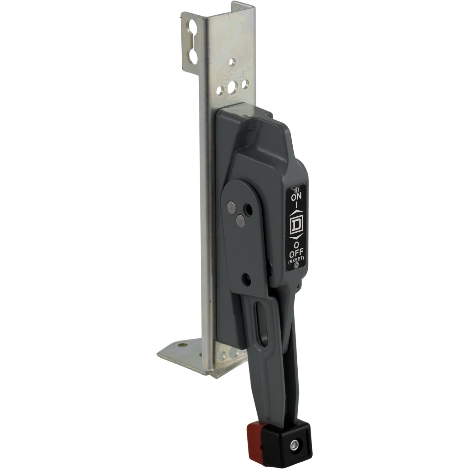 Operating mechanism, flange mount, handle, right or left hand mounting, 6 inch long red handle, NEMA 1,3, 3R, 4 and 12 enclosure