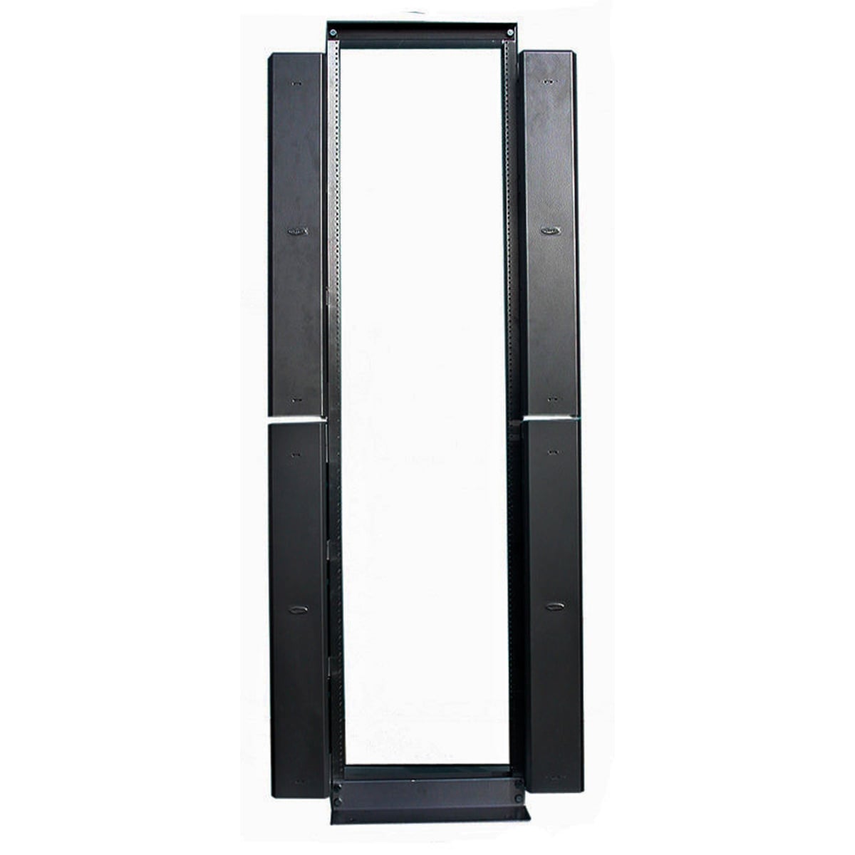 Relay Rack, 7' x 6", With Covers, Black