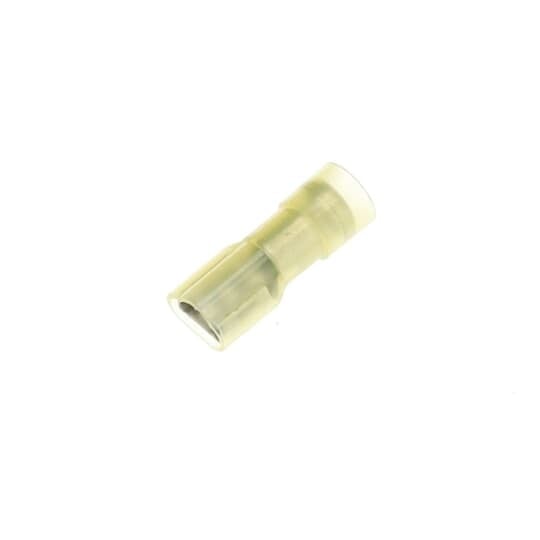 Fully Insulated Nylon Female - 250 Series Disconnects for Wire Range 12-10 , Tab Size .250x.032, Yellow