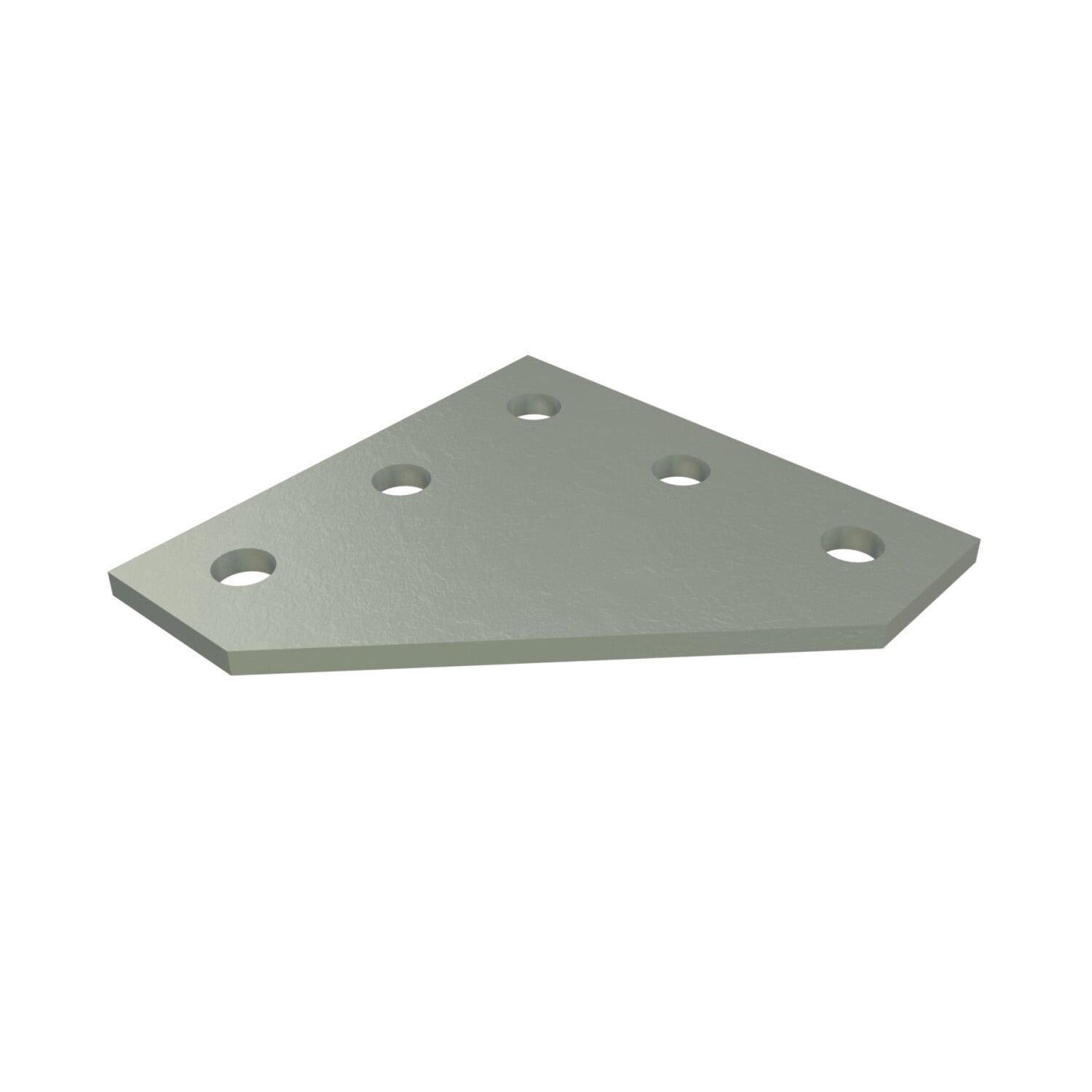 UNISTRUT FITTING, 5-3/8"x 1/4"x 5-3/8", HG