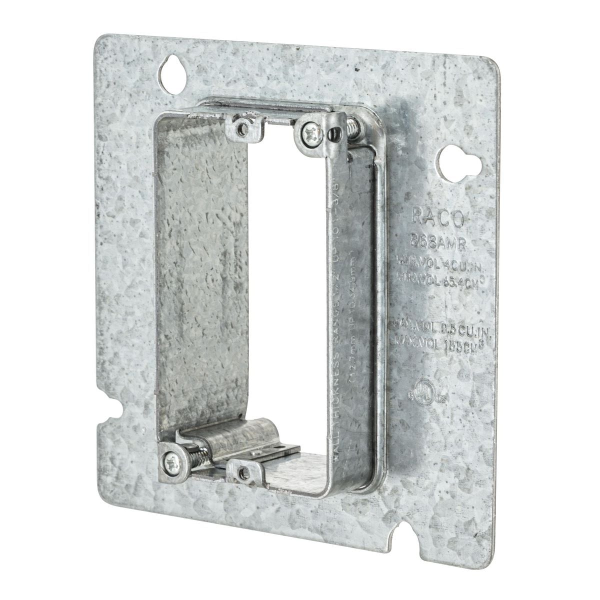 Wall Boxes, 4-11/16 in. Adjustable Mud Ring, Single Device