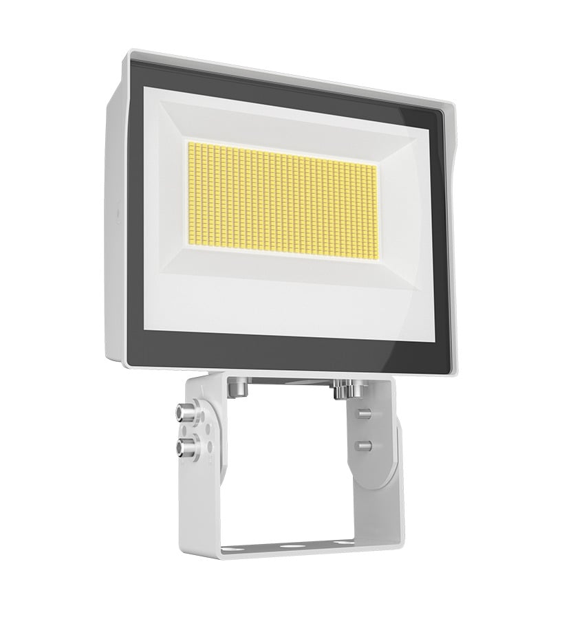 X17 Flood Field Adjustable 105W LED 120-277V 3000K-4000K-5000K & PC Trunnion White