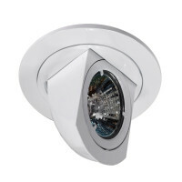 4 in. White Recessed Retractable Wall Wash Trim for MR16 Bulb
