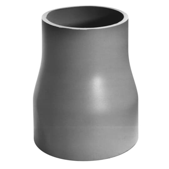 Fabricated Reducer, Male x Male, Size 5 Inch x 4 Inches, Material PVC, Color Gray, For use with Schedule 40 and 80 Conduit