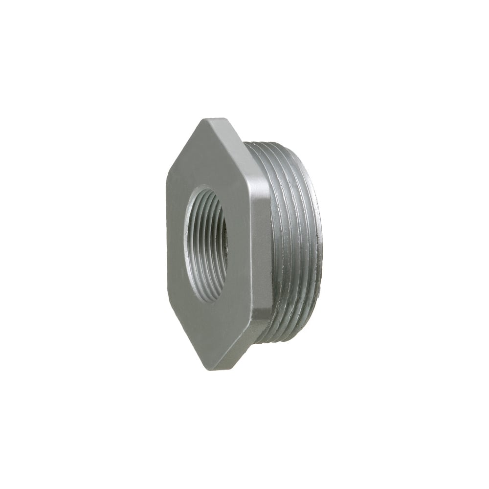 3 x 1 Hex head reducing bushing, zinc die-cast, maintains ground path and able to pass ul high current testing.