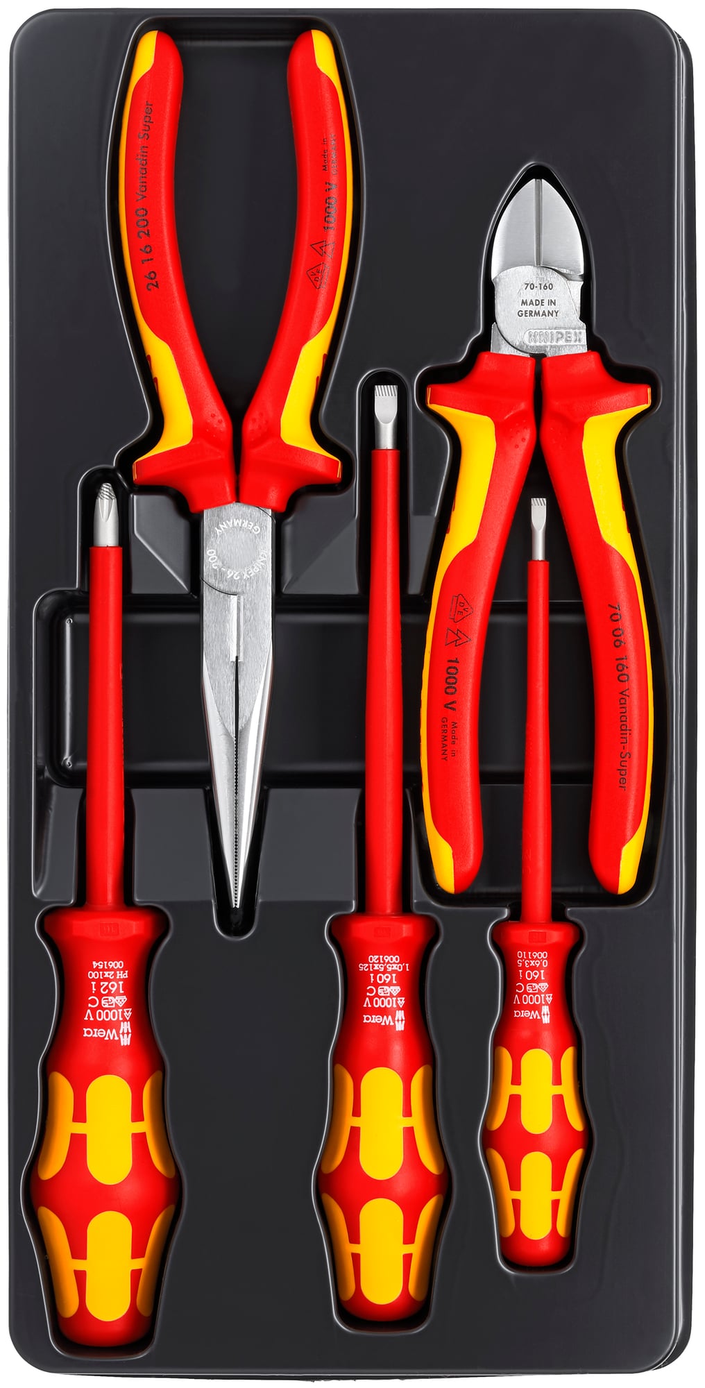 5 Pc 1000V Insulated Pliers and Screwdriver Set