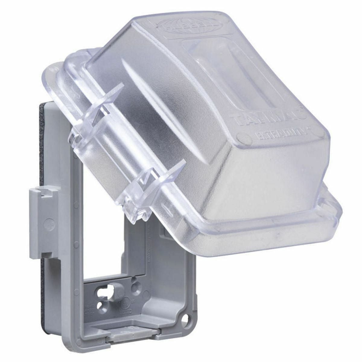 1-Gang Weatherproof In-Use Cover, EXTRA DUTY, 16-in-1, 2-3/4 in. Deep, Clear