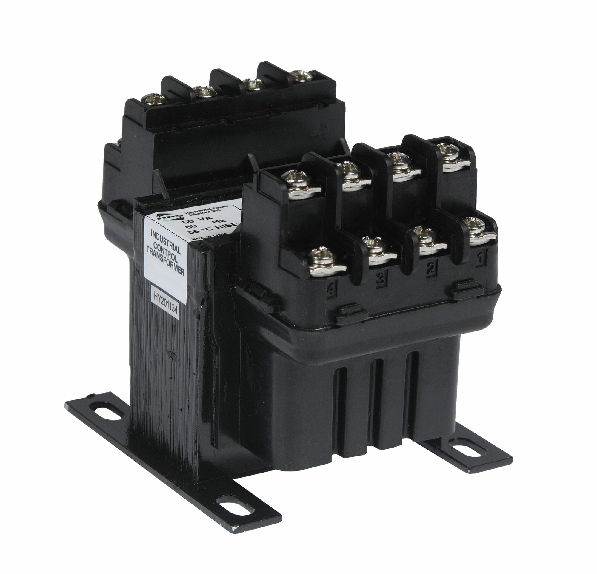 Machine Tool Rated Molded Industrial Control Transformer, 240x480 PV,120x240 SV, 75VA