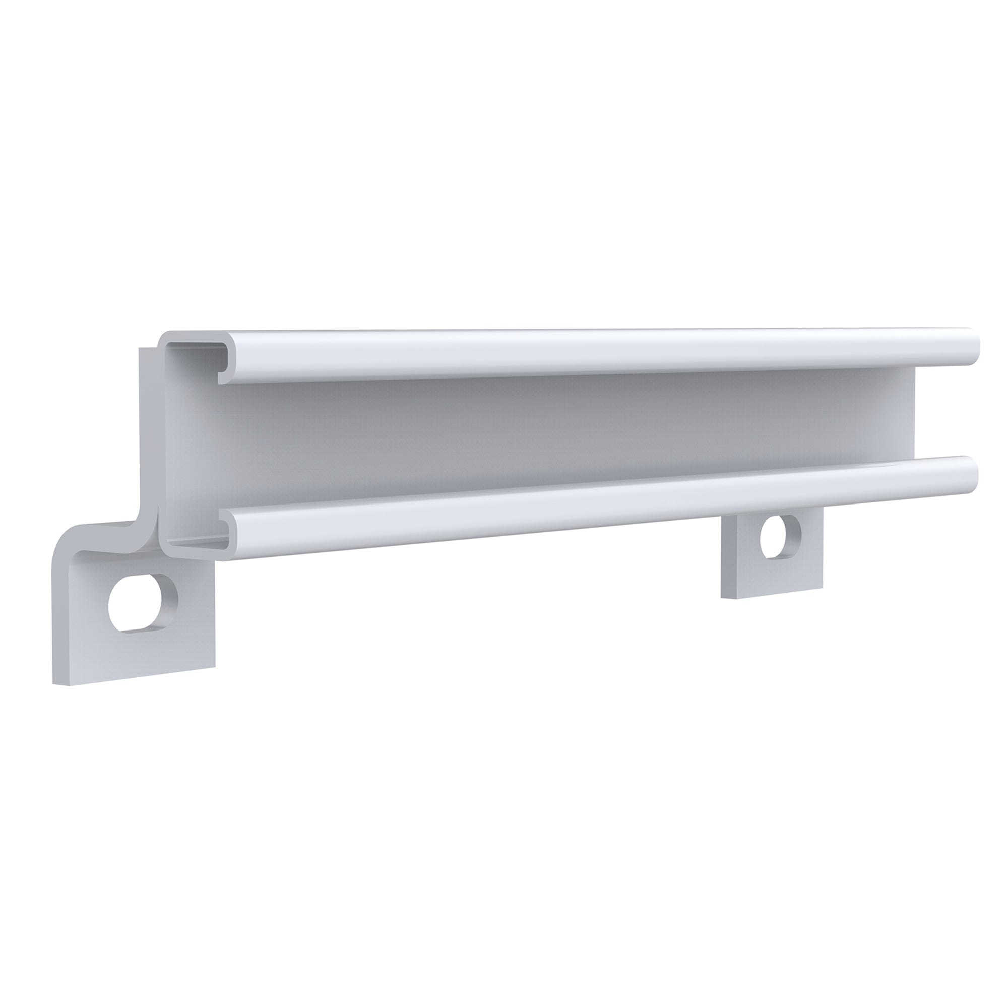 Terminal Block Bracket Kit, fits 8.00, White, Steel