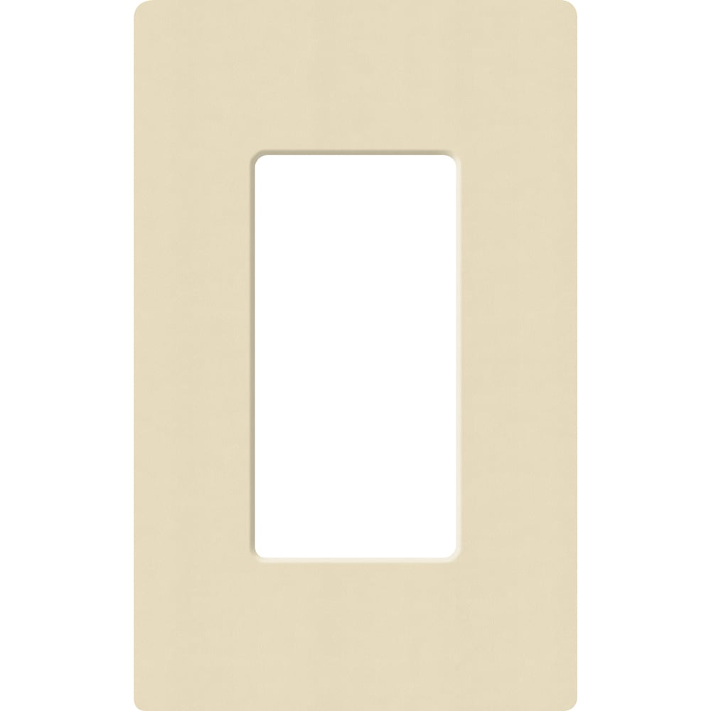 Claro Wallplate, Satin Finish, Single-gang in sand