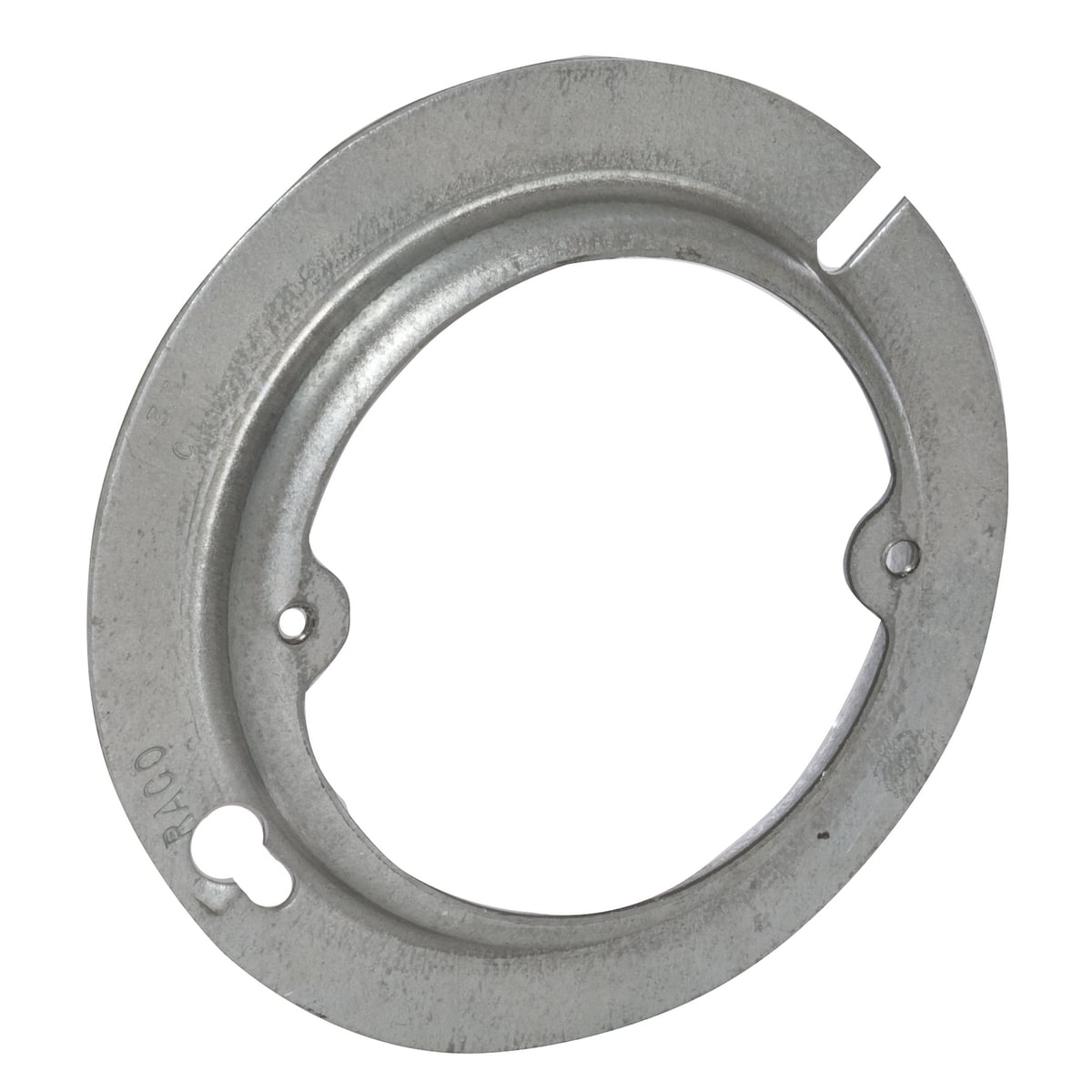 4 In. Round Fixture Covers, Raised 1/2 In., Open Ears 2-3/4 In. O.C.