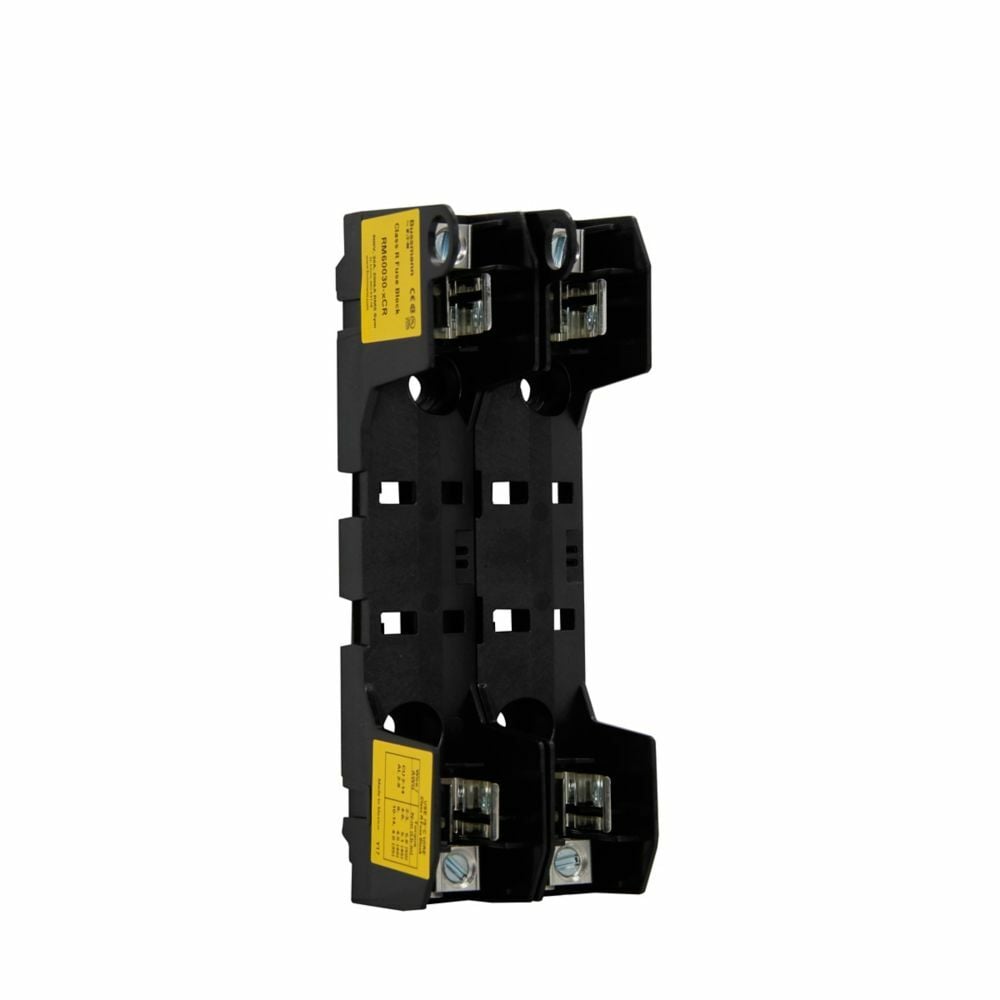 Eaton Bussmann Series RM modular fuse block, Modular fuse block, CR, 0-30 A, Two-pole, Class R, Box lug, 600 V