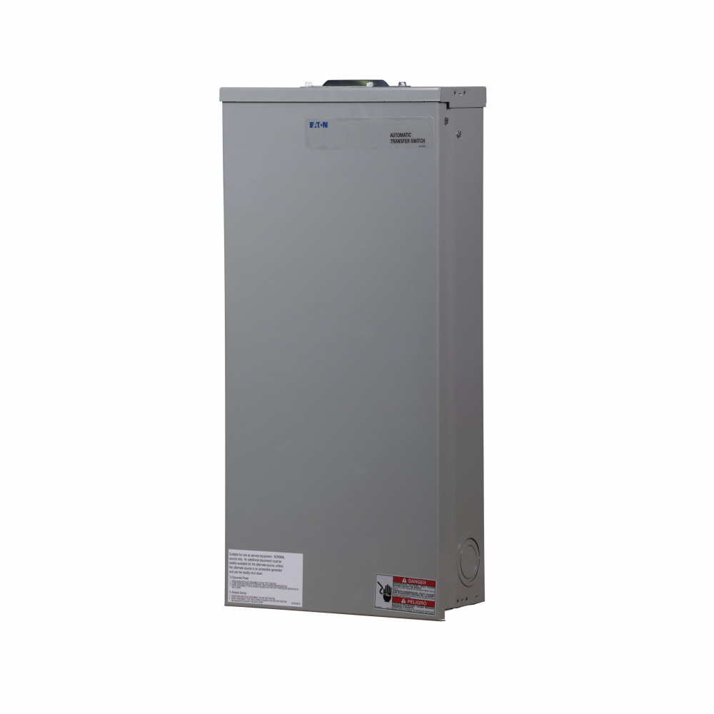 Eaton Universal Automatic Transfer Switch, Load management, service entrance rated, CHSPT2ULTRA surge protection, 200A, 120/240V, Two-pole, NEMA 3R enclosure, 50/60 Hz, Mechanically held switch