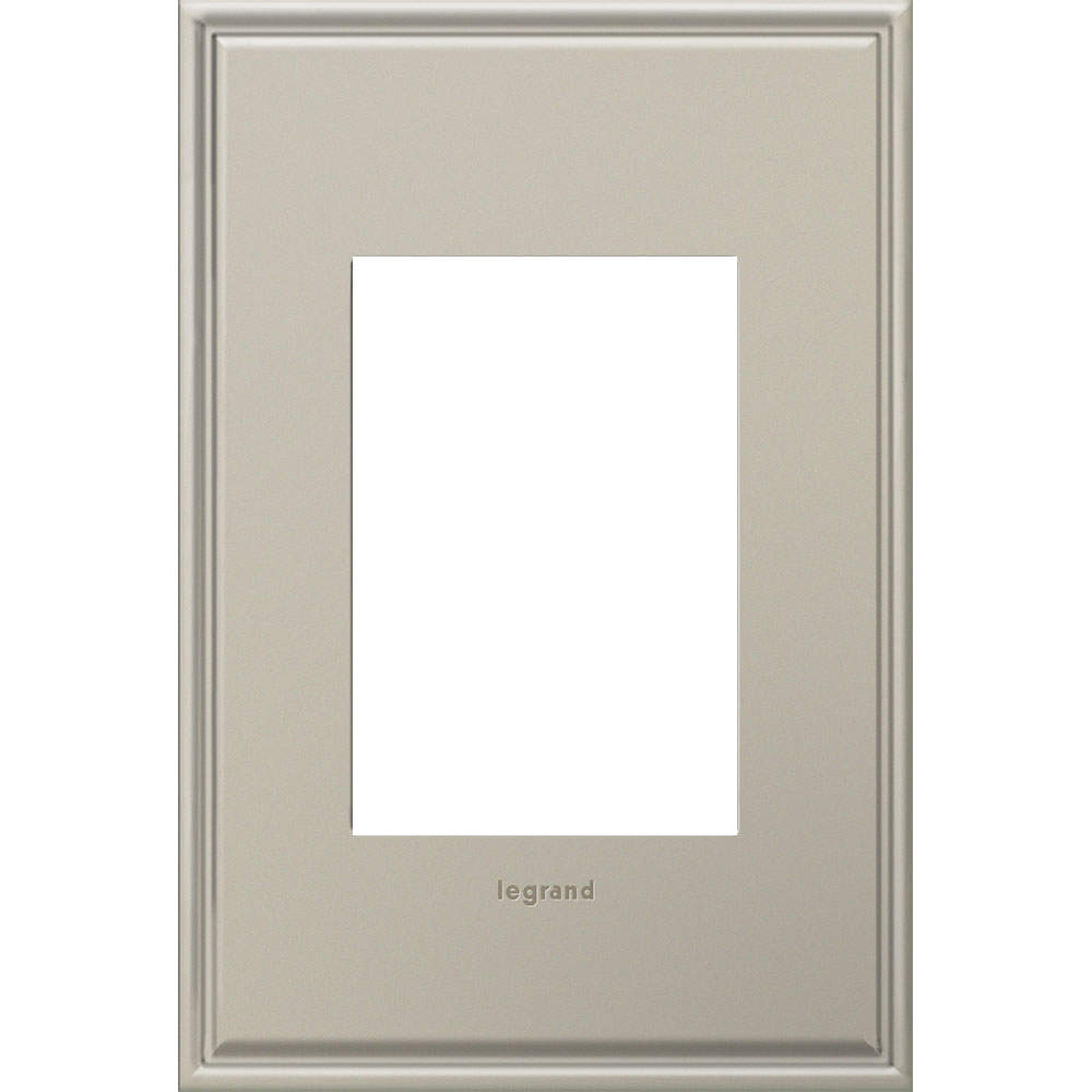 1-Gang 3-Module Wall Plate Satin Nickel