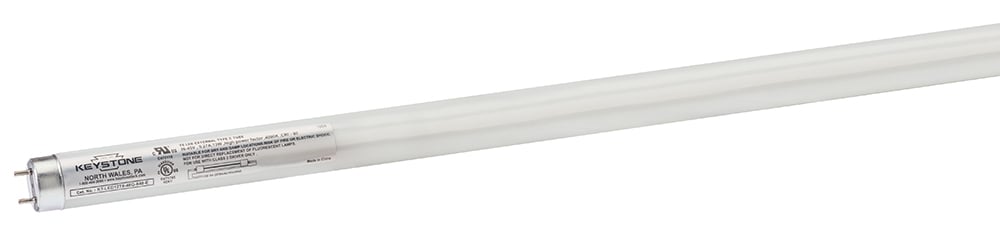 12W LED T8 Tube, Glass Construction, 4, 3500K, ExternalDrive Type C