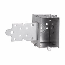 Eaton Crouse-Hinds series Switch Box, (1) 1/2", F, set 1/2", Conduit (no clamps), 2-1/2", Steel, Gangable, 12.5 cubic inch capacity
