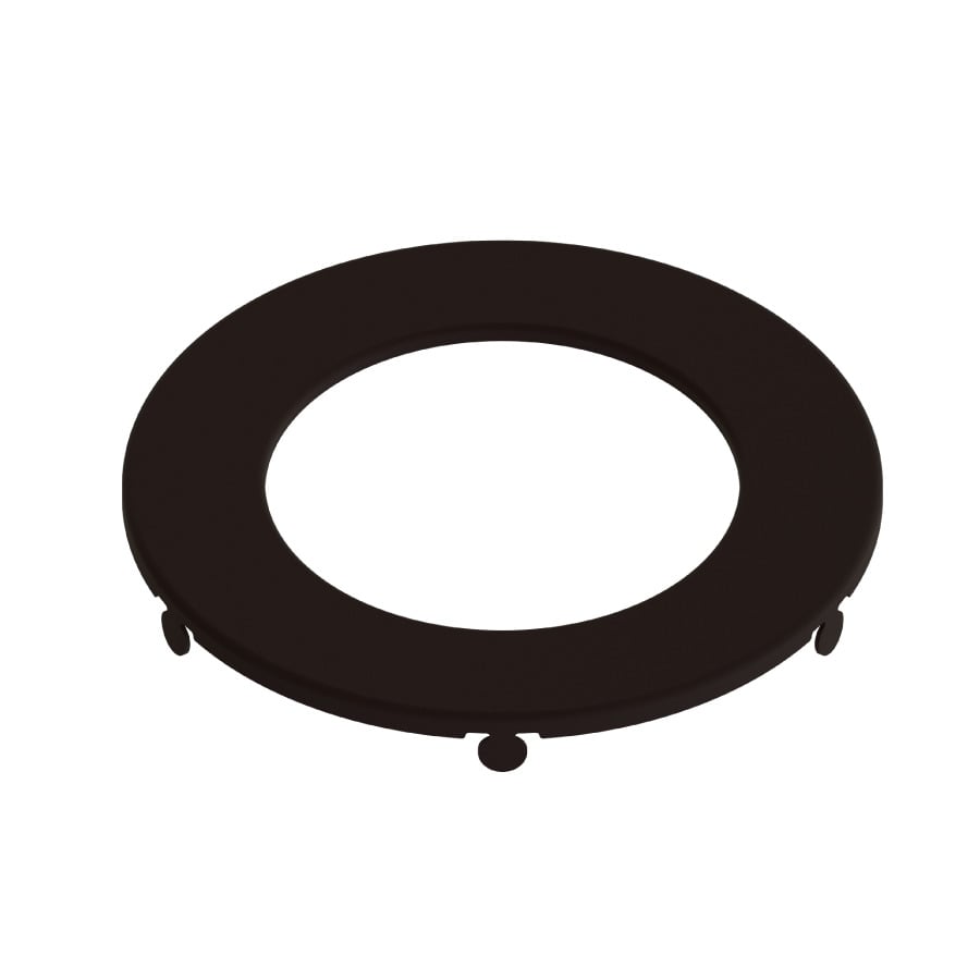 Recessed Downlights Wfrl Trim For Edge-Lit Wafer 4 Inches Round Bronze Smooth