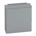 Type 3/3R panel enclosures, 36" height, 12" length, 24" width, NEMA 3R, Hinged cover, RHC enclosure, Wall mount, Medium single door, External mounting feet, Carbon steel