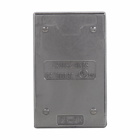 Eaton Crouse-Hinds series Condulet FD blank cover and gasket, Stainless steel
