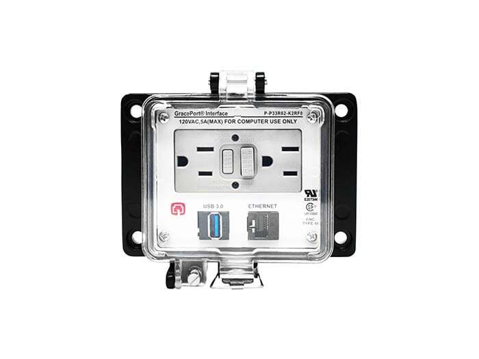 PANEL INTERFACE CONNECTOR WITH USB KEYBOARD, USB MOUSE, PMH, UL TYPE 4, NO OUTLET