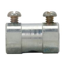4 ZINC EPLATED MI SETSCREW COUPLING
