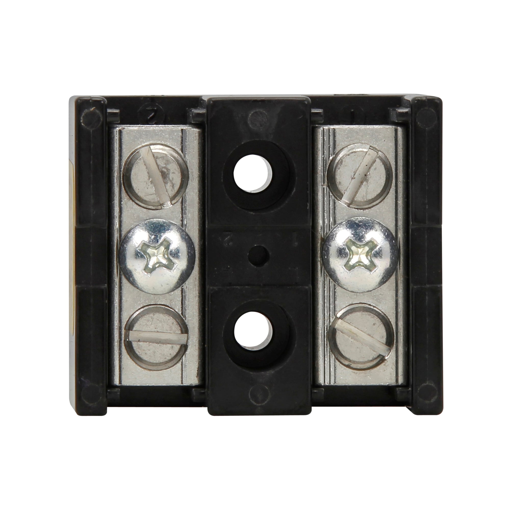 Eaton Bussmann series power terminal block, 600 Vac, 600 Vdc, 115A, Power terminal block, Two-pole, SCCR: 10 kA